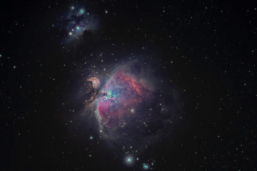 photo of the Orion Nebula by Bryan Goff